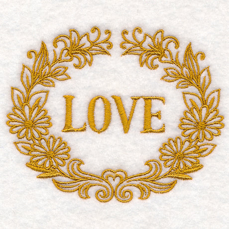 Love Medallion (Goldwork)