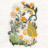 Fresh Pears, Grapes, and Daisies