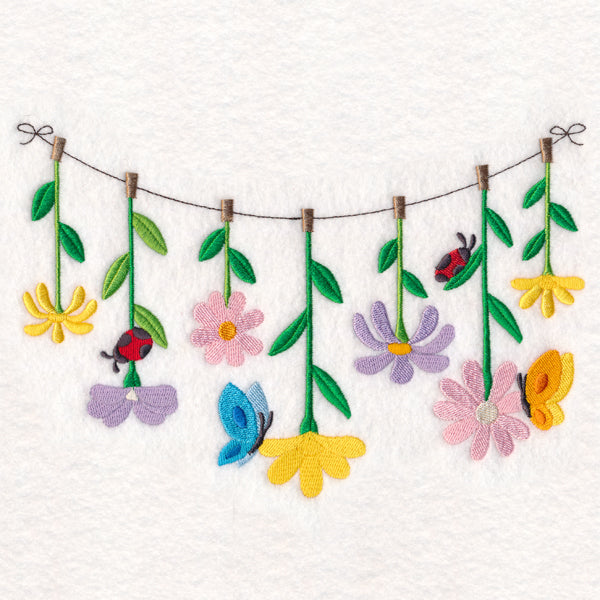 Pretty Petals Clothesline