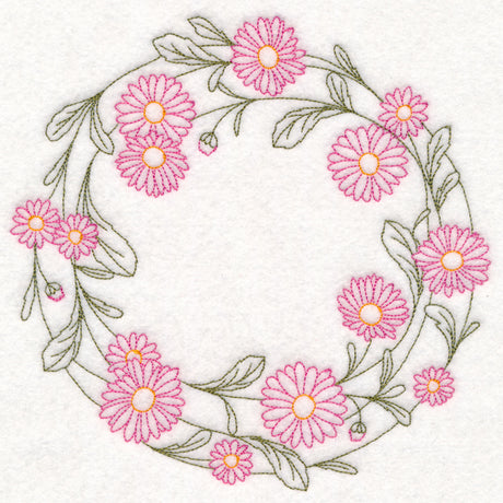 Light Daisy Wreath (Vintage)
