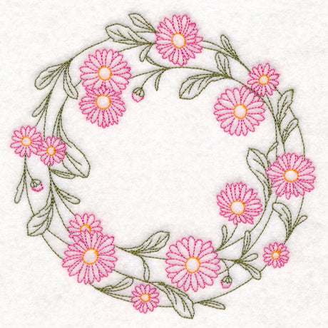 Light Daisy Wreath (Vintage)