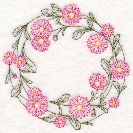 Light Daisy Wreath (Vintage)