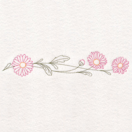 Light Daisy Border (Vintage)