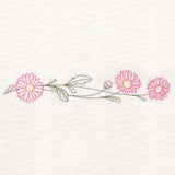 Light Daisy Border (Vintage)