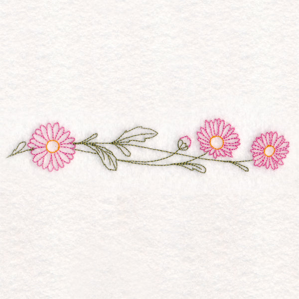 Light Daisy Border (Vintage)