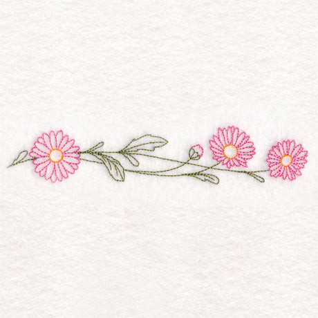 Light Daisy Border (Vintage)