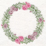 Light Rose Wreath (Vintage)