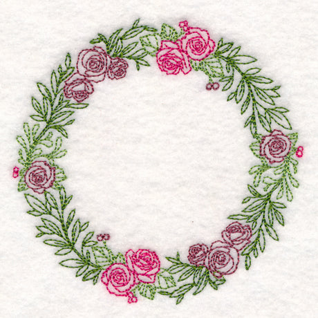 Light Rose Wreath (Vintage)