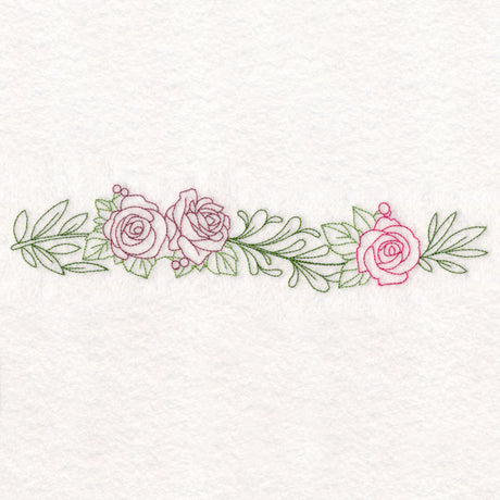 Light Rose Border (Vintage)