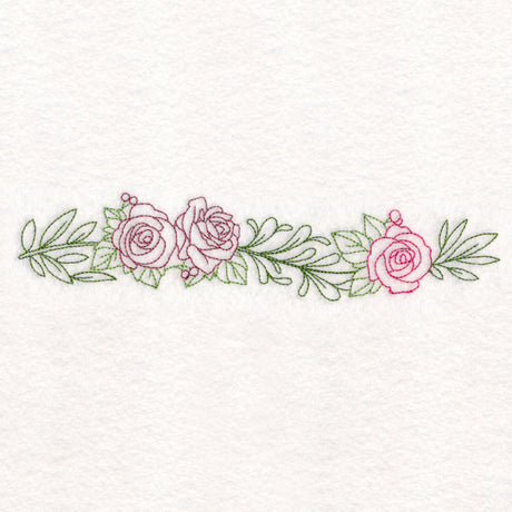Light Rose Border (Vintage)