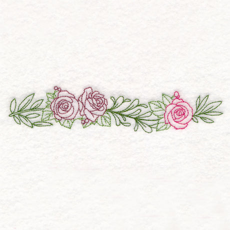 Light Rose Border (Vintage)
