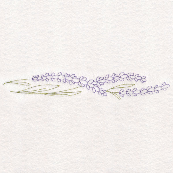 Light Lavender Border (Vintage)