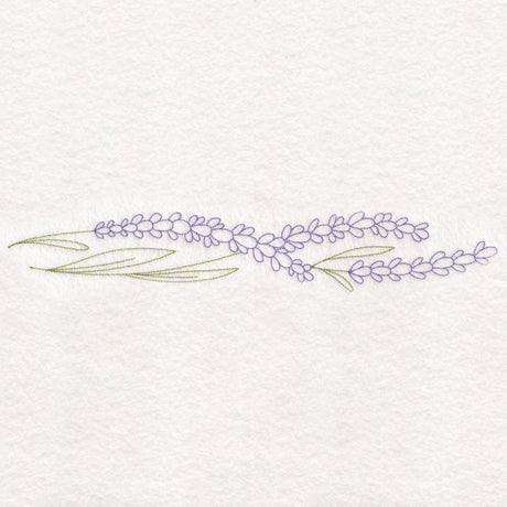 Light Lavender Border (Vintage)