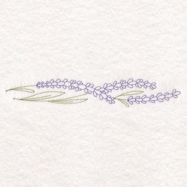 Light Lavender Border (Vintage)