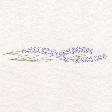 Light Lavender Border (Vintage)