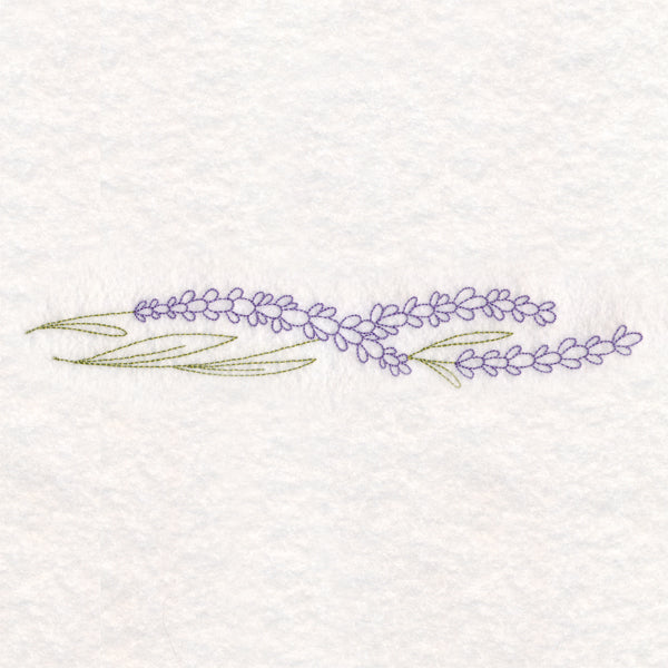 Light Lavender Border (Vintage)
