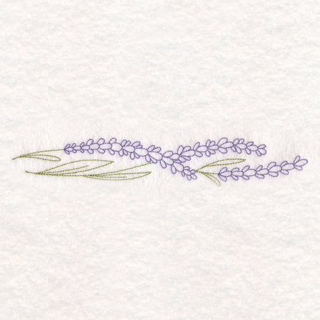 Light Lavender Border (Vintage)