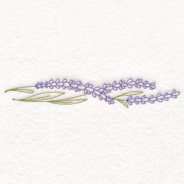 Light Lavender Border (Vintage)