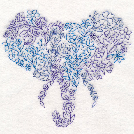 Floral Elephant