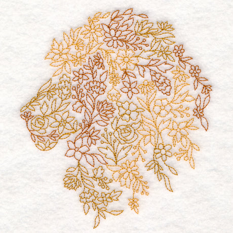 Floral Lion