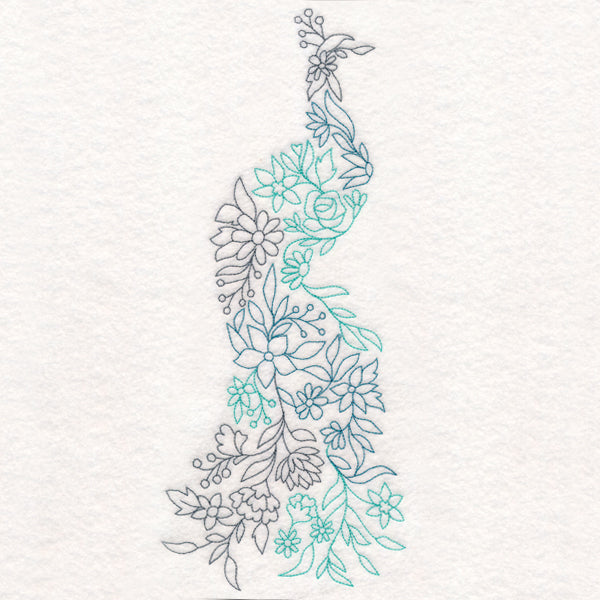 Floral Peacock