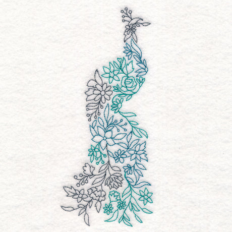Floral Peacock