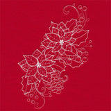 Blissful Poinsettia Spray (Whitework)