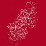 Blissful Poinsettia Spray (Whitework)