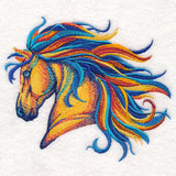 Vibrant Horse in Watercolor