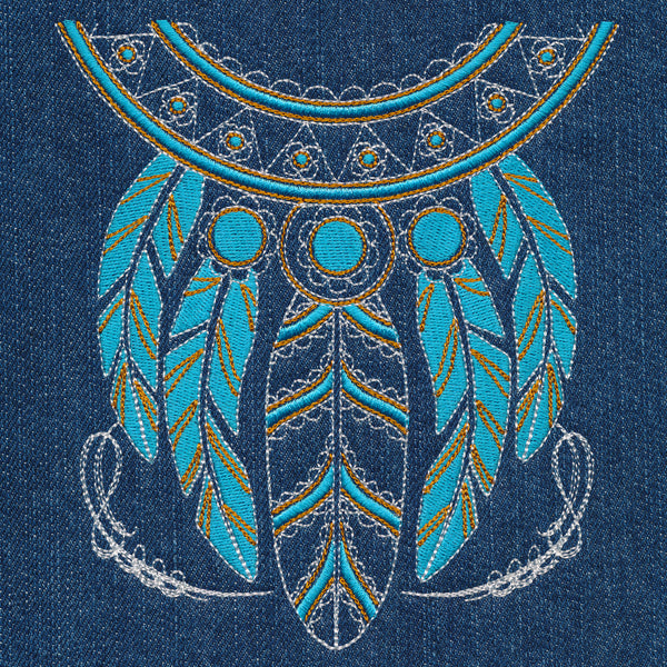 Western Feathers Pocket