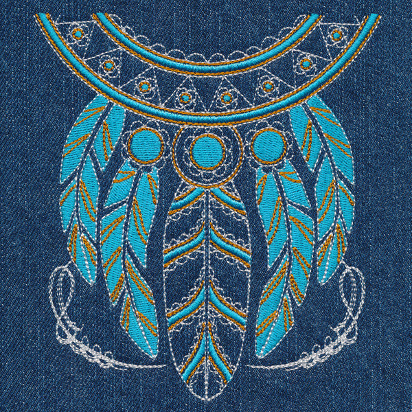 Western Feathers Pocket