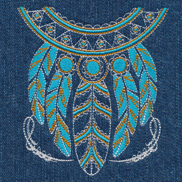 Western Feathers Pocket