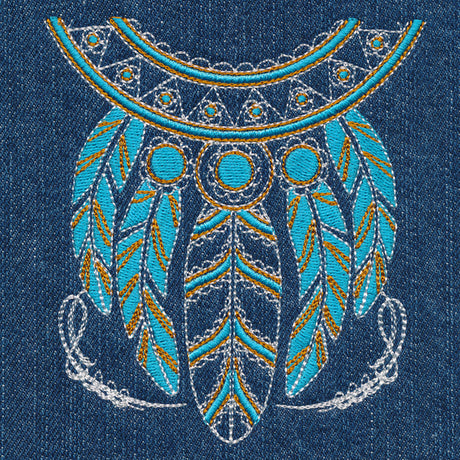 Western Feathers Pocket