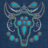 Western Steer Skull Pocket