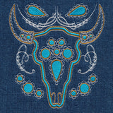 Western Steer Skull Pocket