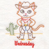 Cowboy Cat on Wednesday (Vintage)