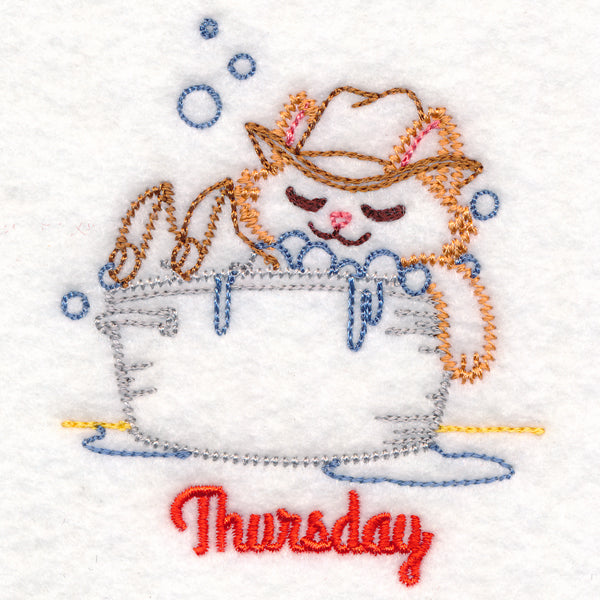 Cowboy Cat on Thursday (Vintage)