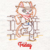 Cowboy Cat on Friday (Vintage)