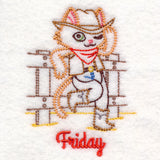 Cowboy Cat on Friday (Vintage)