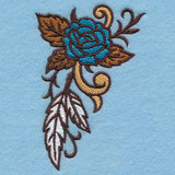 Wild West Blooms and Feathers Spray