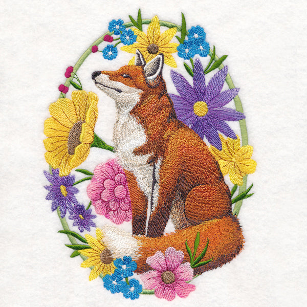 Woodland Whimsy Fox Oval