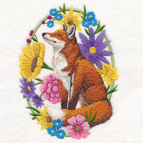 Woodland Whimsy Fox Oval