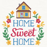 Home Sweet Home Wreath (Cross Stitch)