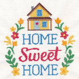 Home Sweet Home Wreath (Cross Stitch)
