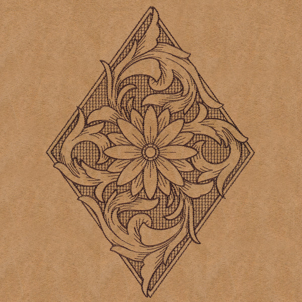 Western Diamond (Trapunto)