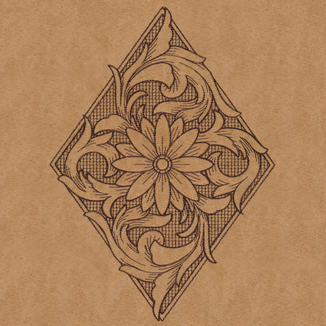 Western Diamond (Trapunto)