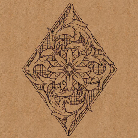 Western Diamond (Trapunto)