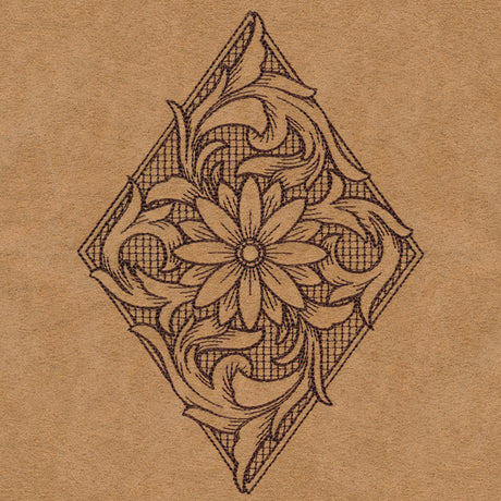 Western Diamond (Trapunto)