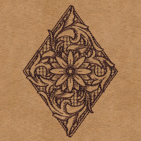 Western Diamond (Trapunto)