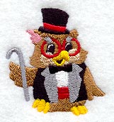 Top Hat Oliver the Owl
